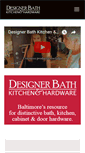 Mobile Screenshot of designerbathbaltimore.com